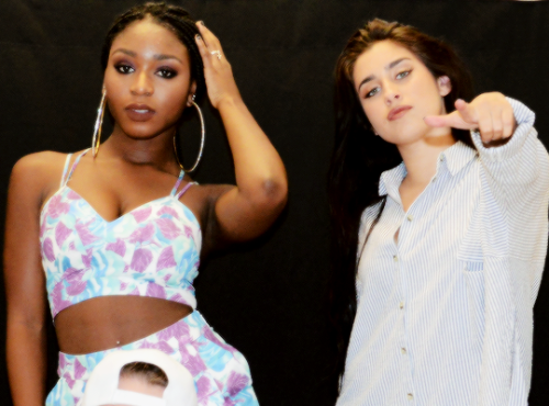 lifecamz:Normani and Lauren at the Meet & Greet — Lakewood, OH — July 17, 2015.