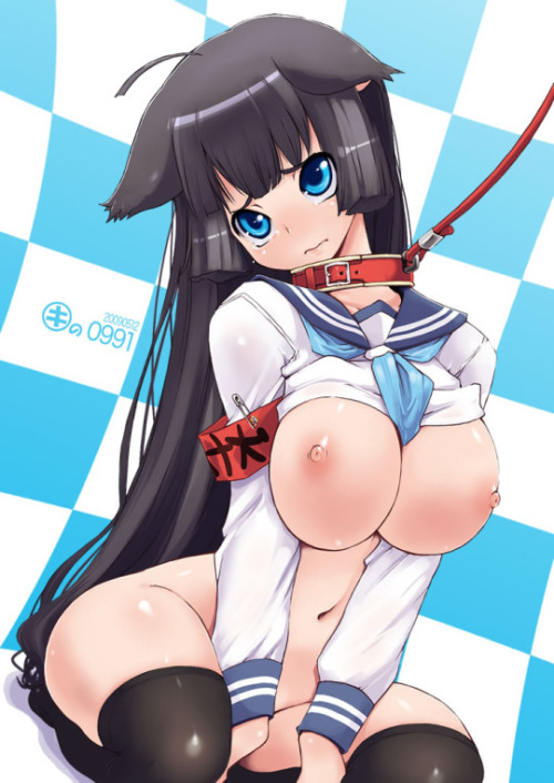 XXX midnightecchioverdrive:  i love dog girls photo