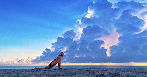 #yoga #love From beachyogagirl - #tbt #throwbackthursday Taken last year. The best cloud I&rsquo