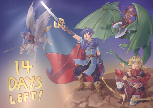 Since Three Houses is tomorrow, I should post my picture I did for FE Compendium’s Three House