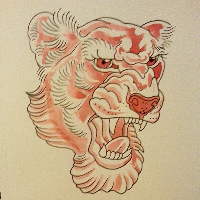 Got this lioness study of a design by Luca Tornatola  finished up. #lioness #bigcats