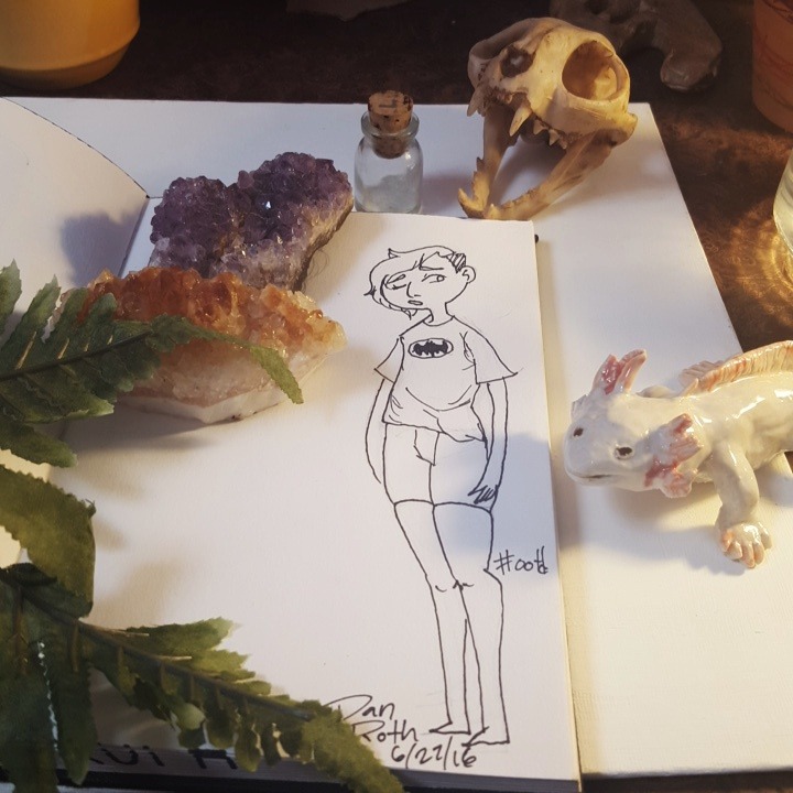 lizardboyarts:  ootd bc i totally get dressed