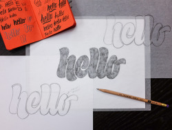 graphicdesignblg:  Hello - Final Sketch by