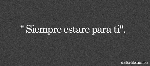 rikiprince:  siempre estaré para ti  