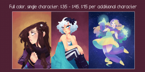 Hi all, I’m still open for commissions! I’m still unemployed and looking for a job, I’m also in the 