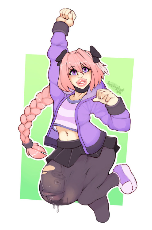 toppingtart:  Bimbo Astolfo for anonydeathI’d surprisingly never drawn Astolfo beforeguess this is a great first time (灬╹ω╹灬)  Twitter • Piczel • Ko-Fi Support me on Patreon  