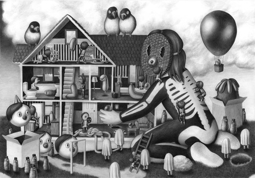fer1972:  Spooky Kids: Illustrations by Amandine Urruty  O.o