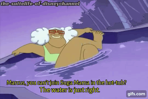 the-suitelife-of-disneychannel:  When Suga Mama was trying to seduce the evil scientist in The Proud Family Movie