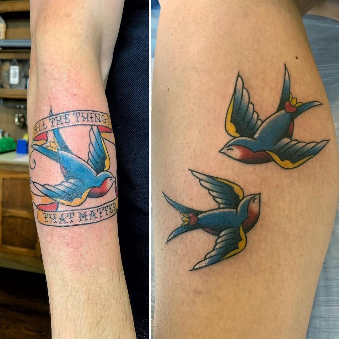 Swallow Tattoos: Delving Into The Depths Of An Enigmatic Icon