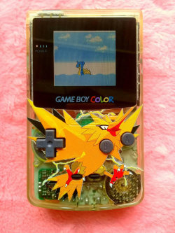 retrogamingblog:  Custom Legendary Bird Gameboys made by GameboyStation