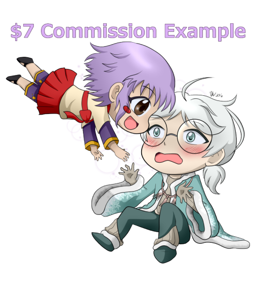 I&rsquo;m opening up $5 commission for a limited time! You&rsquo;ll get a ~900px chibi 