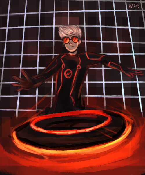 kf1n3: guess who watched tron again