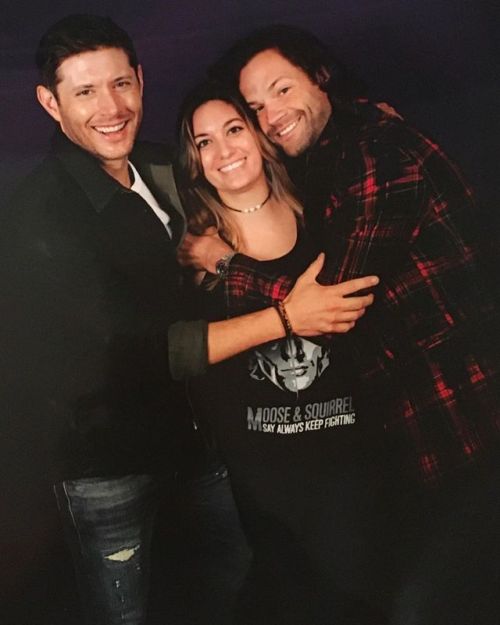 Another year, another con. After eight years, this was my first duo hug from J2! Had to stare intens