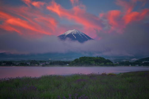 Clouds over Mount Fuji