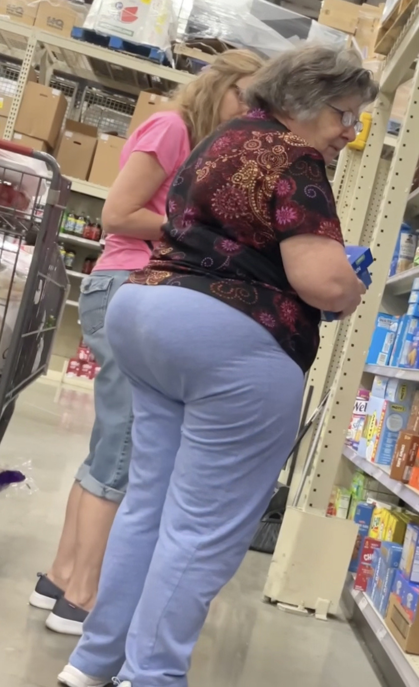 Bbw gilf candid