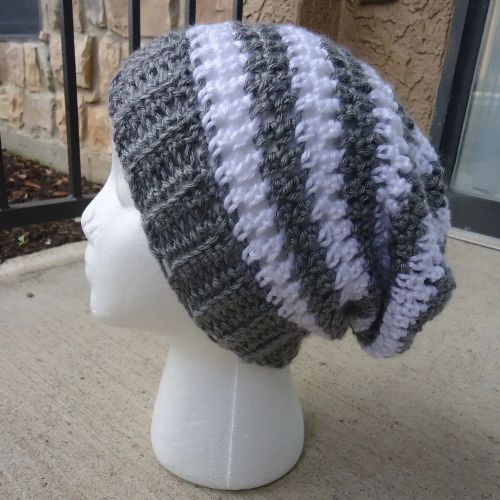 You can get the PDF for my Starlight Mist Slouchy Hat from my Etsy shop or Ravelry shop! www