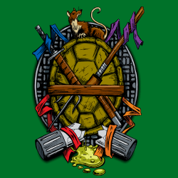 theteewarehouse:  Turtle Family Crest by