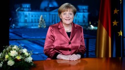 langernameohnebedeutung:  langernameohnebedeutung:   langernameohnebedeutung:  I just realised that the rest of the world doesn’t know about one of my favourite New Year’s Eve in Germany things:  Angela Merkel getting out her shiny blazers for her