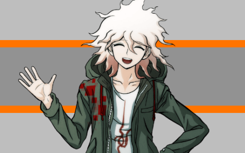 Nagito Komaeda from Danganronpa 2: Goodbye Despair drinks wet cement! requested by @dqydreqms​