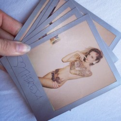 theresamanchester:  Signed Polaroids available!!