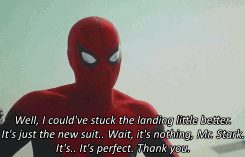 annieblogss:   “He’s now in the Marvel Cinematic Universe, and he can interact with the characters in that universe. I think that this mentor relationship that Tony has developed with Peter Parker is probably one of the most interesting things the