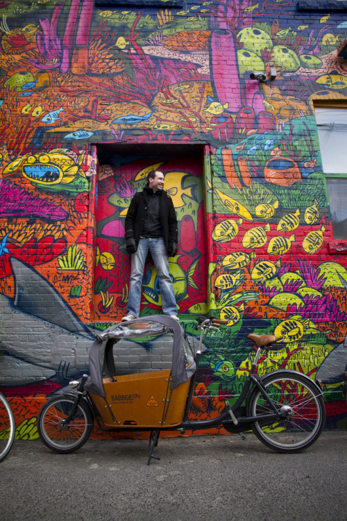 delightfulcycles: cargo bikes and street art (by Mikael Colville-Andersen)