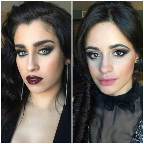 fifthharmony: @allanface: iHeart Music Awards with Lauren Jauregui and Camila Cabello of Fifth 