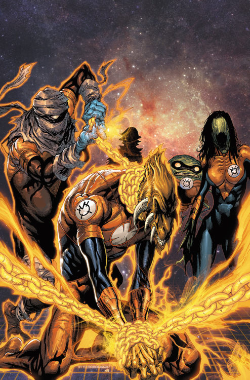 superheroes-or-whatever:Larfleeze (2013-) #5 cover by Tyler Kirkham