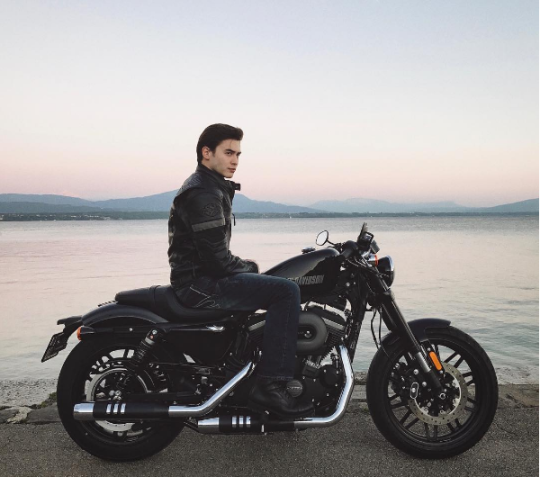 fuku-shuu: So someone showed me this guy a while back who’s Kazakh and reminded them of Otabek…and yesterday he shared this post. Well then. ETA: Biker Beka’s back ETA #2: DUDE, JUST GET AN UNDERCUT ALREADY ETA #3: The bike is back, now with a