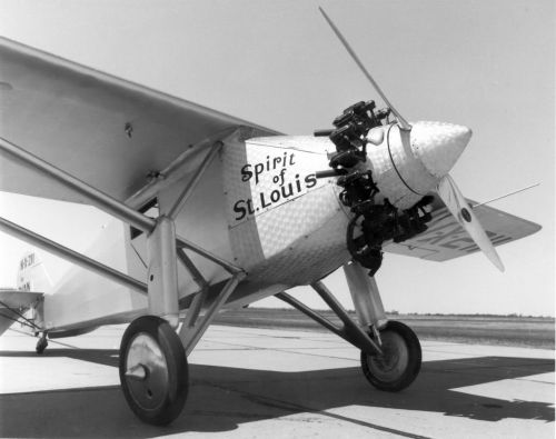 pistonwings: The Spirit of St Louis was a custom-built Ryan aircraft flown by Charles Lindbergh on M