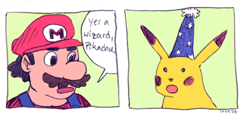 i love wizard pikachu