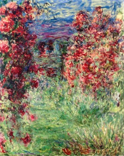 dappledwithshadow:The House among the RosesClaude Monet 1925 Private collection	