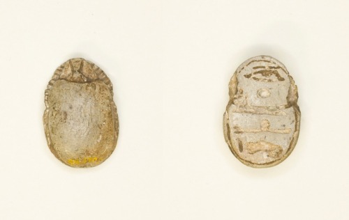 Scarab: Wish Formula, Ancient Egyptian, -1550, Art Institute of Chicago: Arts of AfricaGift of Henry