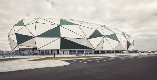 Konya City Stadium in Turkey #ArchitectureDesign by Bahadır Kul Architects. http://bit.ly/1GOlyZ6 #T