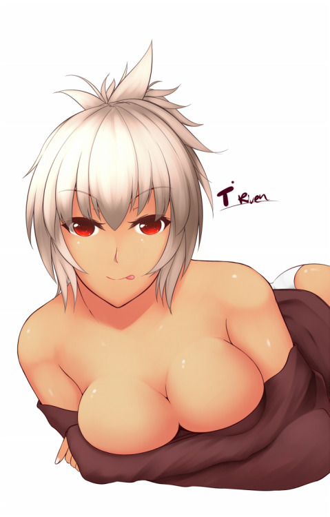 tsukiada:  Hi everybody  ♡ ♡ づ(・ω・)づ ♡ ♡ Tuesdayonly cute Rivenhope you like~
