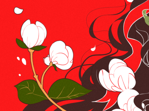 vickisigh:apple blossom Get the limited edition postcardTwitter | Instagram | Patreon | Store