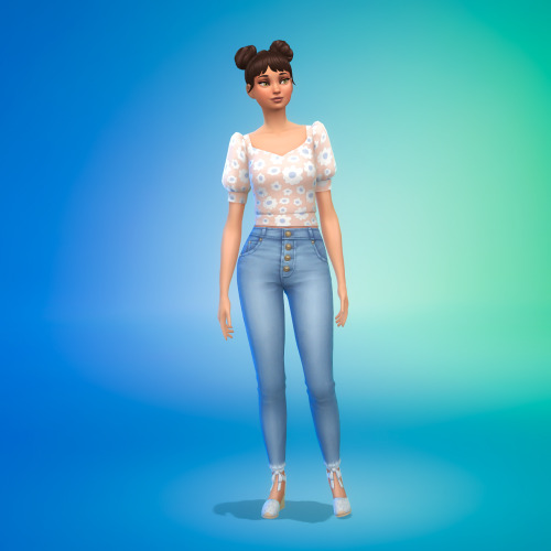 I’ve always played Sims with CC, so, I wanted to challenge myself and create my main sim witho