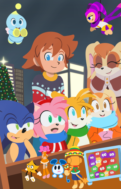 moomingitz:Remember that one Christmas issue from the Sonic X Archie comic series, where the artist 