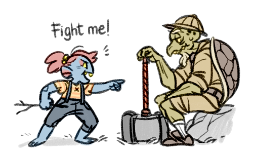 xamag-undertale:Undyne and her inability to pick an opponent of her own caliberBonus:This always fil