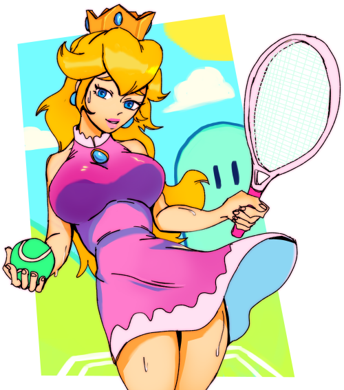 tennis peach