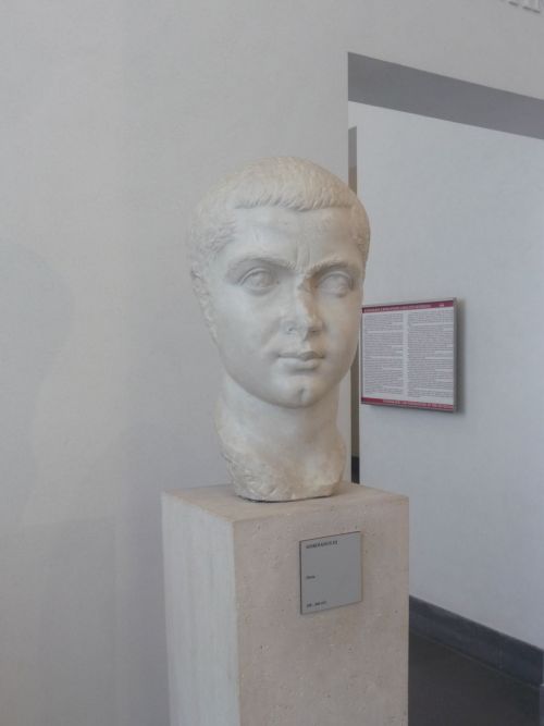 Palazzo Massimo - Gordian III A huge marble head of young emperor who “ruled” between 238 and 244 CE