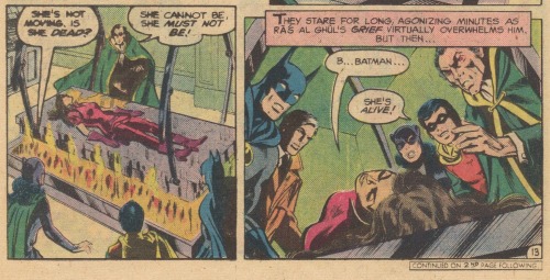 thoughtsaboutdickgrayson:From Batman #335 (May 1981) Oh it’s on. Ra’s is the kind of dad who sits 