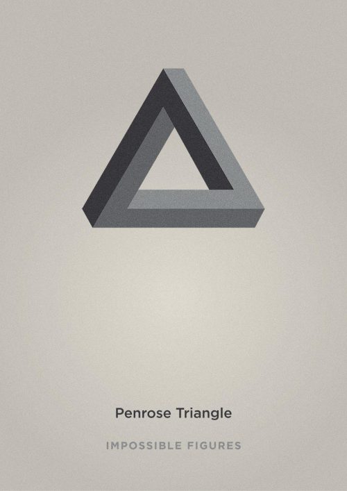 “Impossible Figures” Minimalist Posters by  Éric Le Tutour 
