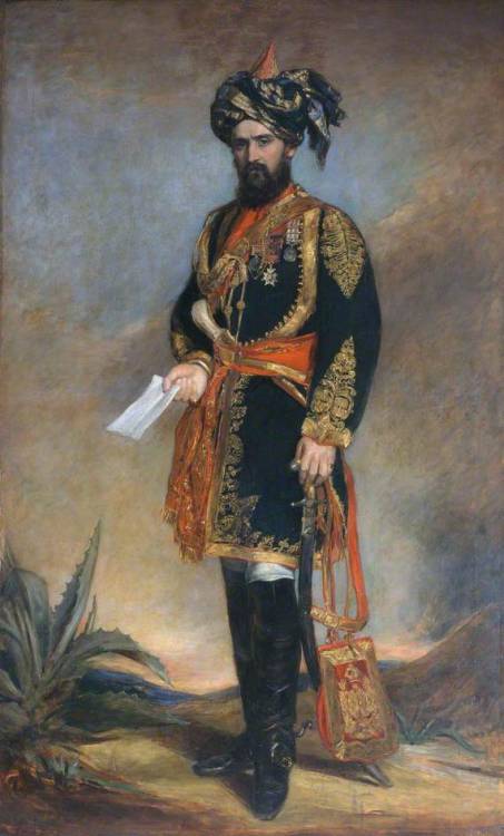 gentlemaninkhaki: Colonel Dighton MacNaghten Probyn by James Rannie Swinton, 1867