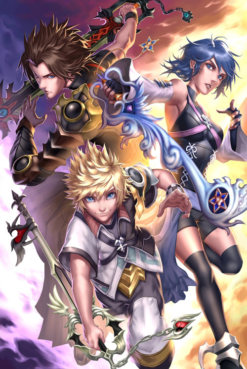 quirkilicious: Hearts by Quirkilicious Finishedddddddddddddd!  That keyblade research though!&n