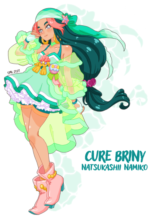 emil162:Hey guys! Have you seen this Tropical Rouge Precure leak of a new GREEN CURE ???This is CU