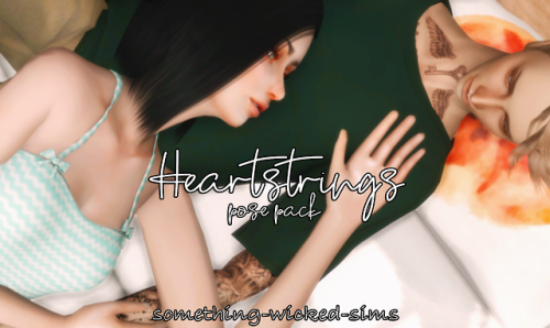 something-wicked-sims:  Something Wicked Sims  - Heartstrings Poses What started off as some co