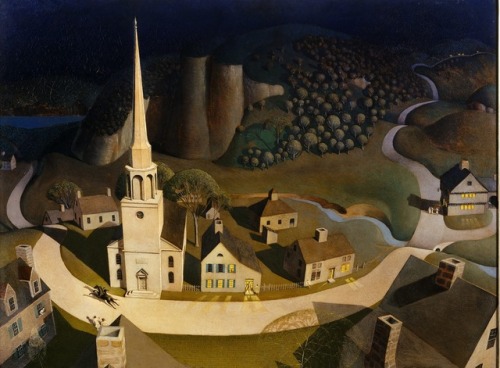 Grant Wood, The Midnight Ride of Paul Revere, 1931.