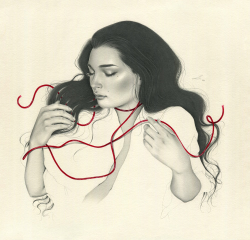 Hypnopompia 12″ x 11.5″graphite and acrylic on paper