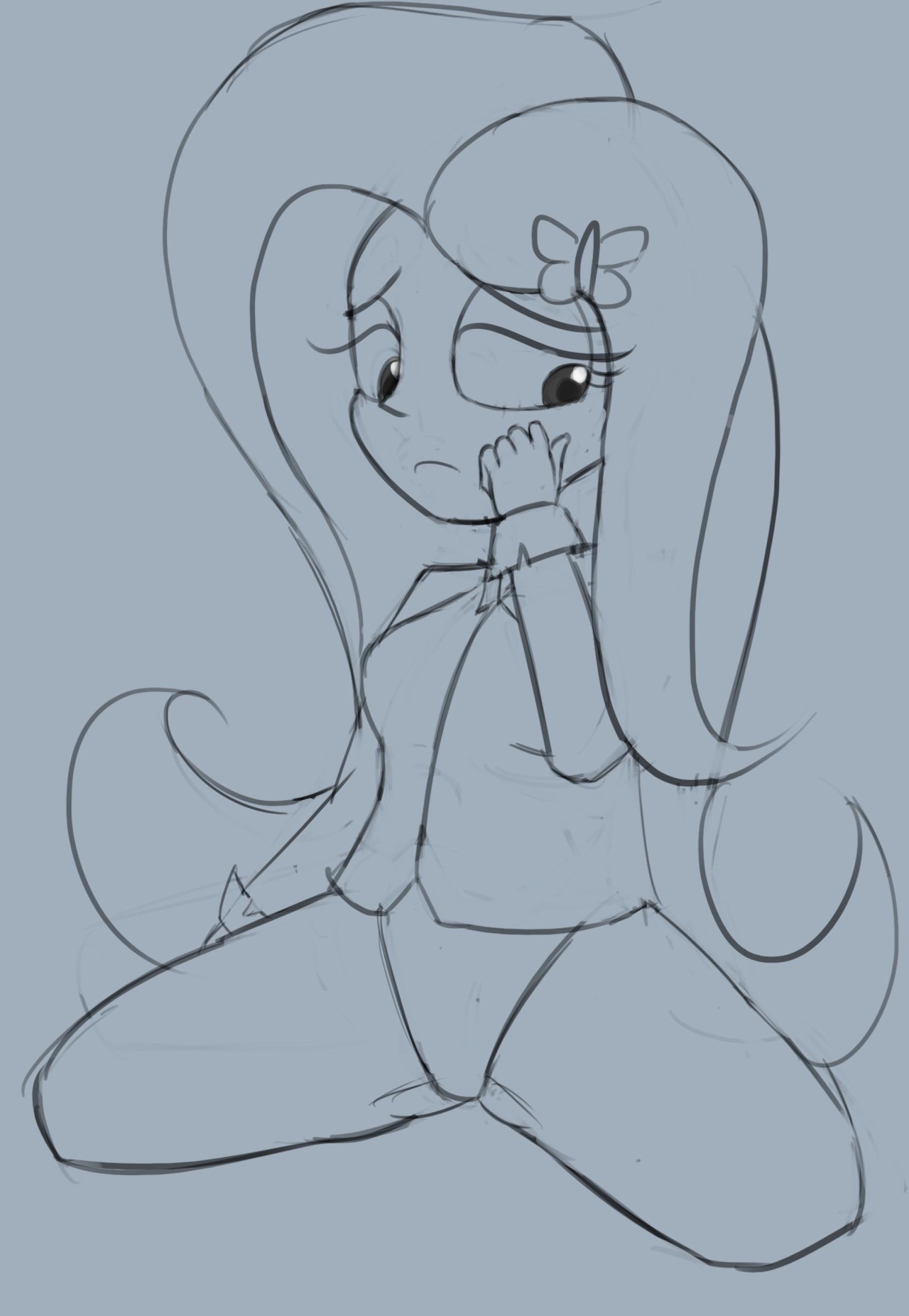 Fluttershy in pajamas, that&rsquo;s it
